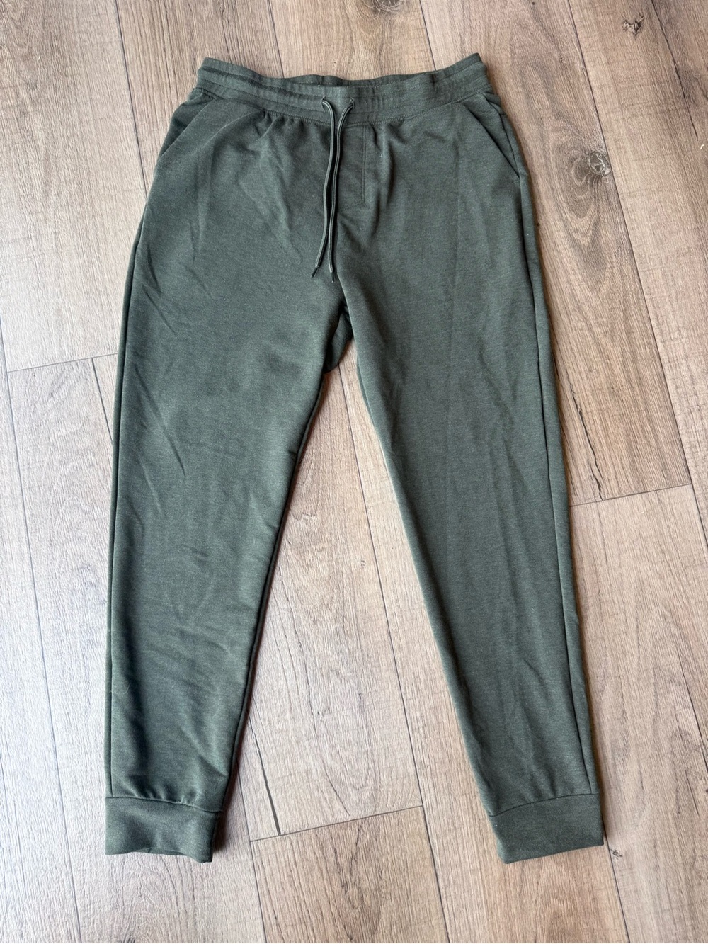 Athletic Works Olive Green Men's Jogger Sweatpants